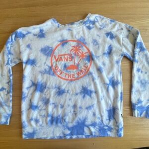 Vans tie dye crew neck